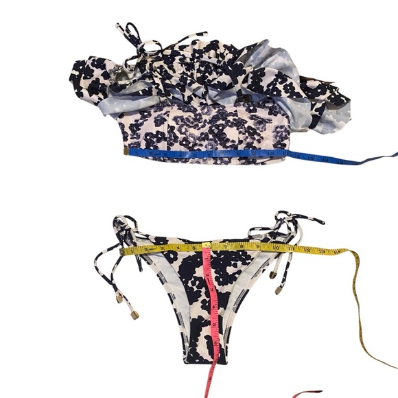 NWT Rachael Roy Ruffled Cheeky Bikini - Picture 6 of 6